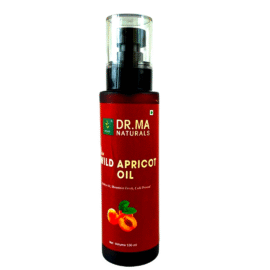 Dr Ma Naturals 100 ml Wild Apricot Oil bottle – pure cold-pressed Himalayan apricot kernel oil